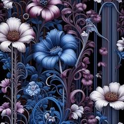 Пазл: Цветочное сплетение