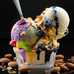 Пазл: Шарики мороженого