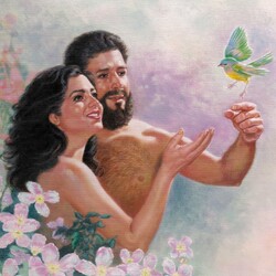 Пазл: Адам и Ева 