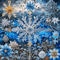 Пазл: Цветы Снежной королевы