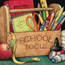 Пазл: Инструменты школьника
