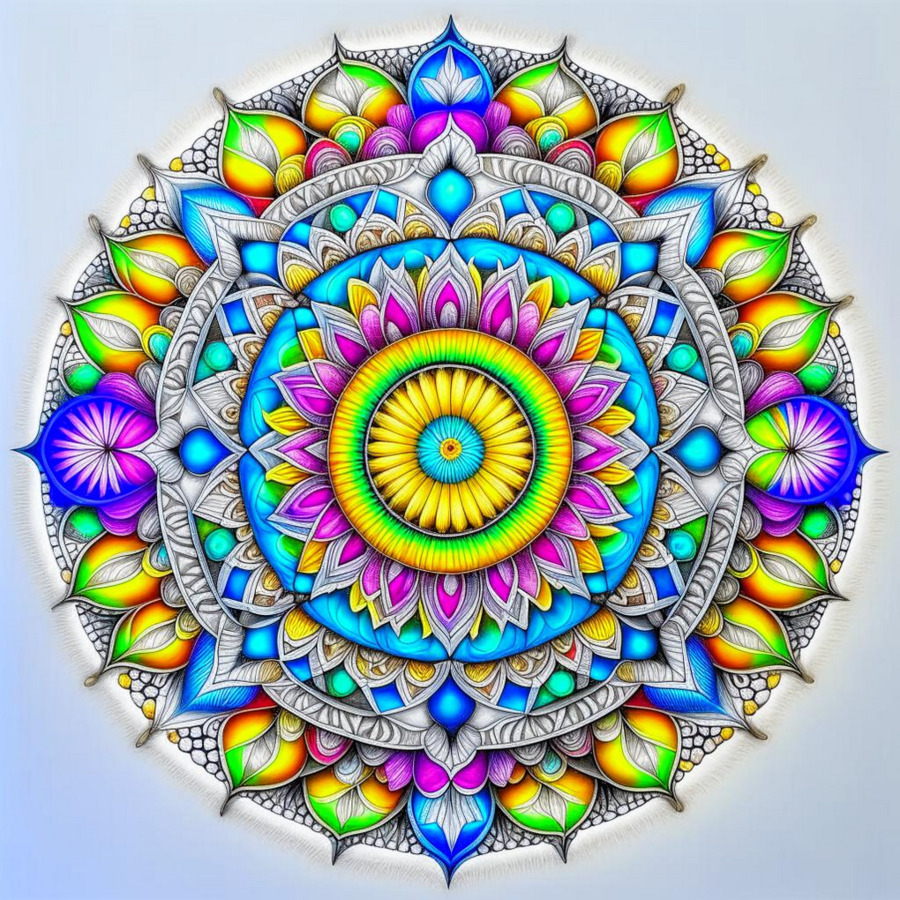 Пазл «Мандала» из 289 элементов | Собрать онлайн пазл №286001