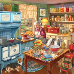 Пазл: Кухня бабушки