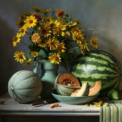 Пазл: С арбузом