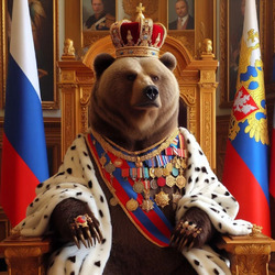 Пазл: Медведь-Россия