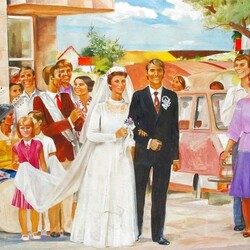 Пазл:  Жених и невеста