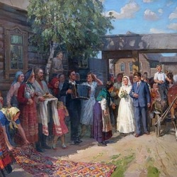 Пазл: Свадьба в удмуртском селе