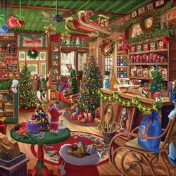 Пазл: Рождественский магазин