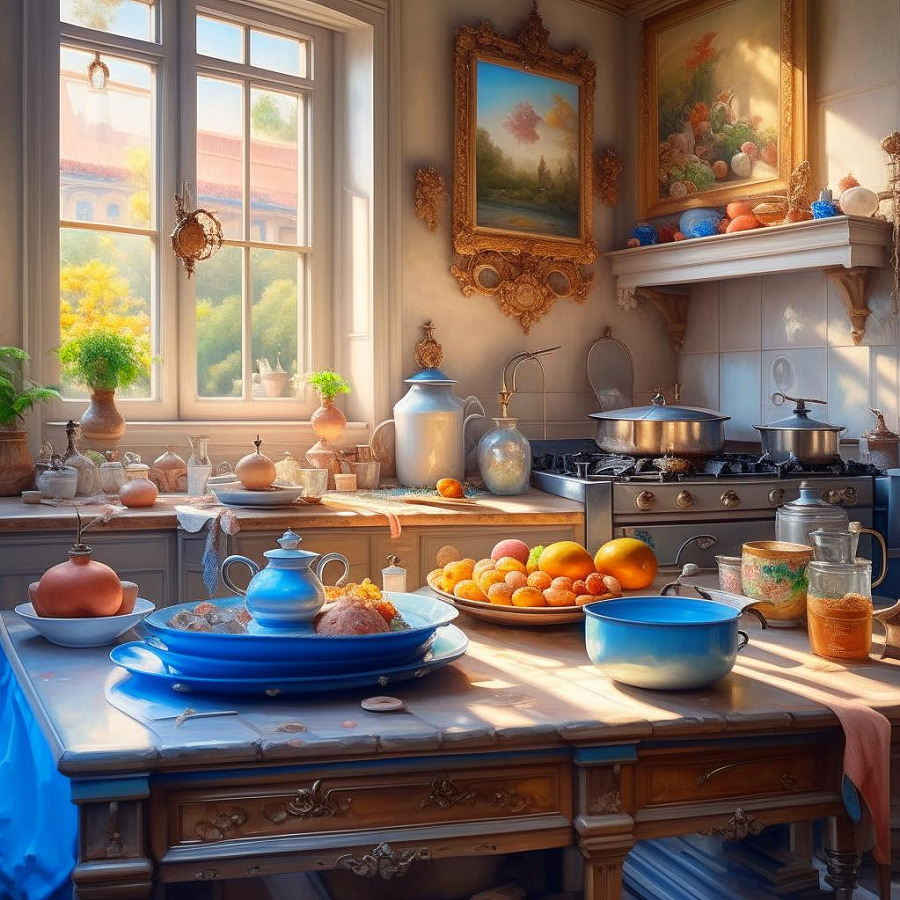 Пазл «Бабушкина кухня» из 225 элементов | Собрать онлайн пазл №289221