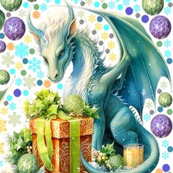 Пазл: Новогодний дракон