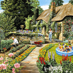 Пазл: Круглый год в саду. Лето