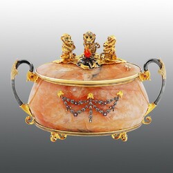 Пазл: Антикварная ваза три обезьяны