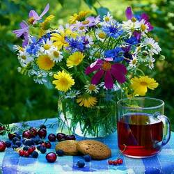 Пазл: Утро на даче