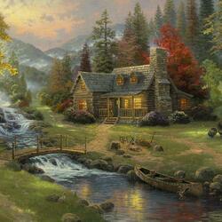 Пазл: Домик лесника