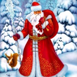 Пазл: Дед Мороз 
