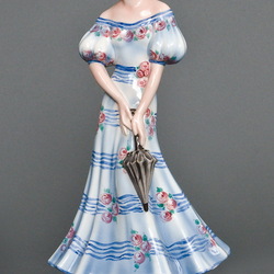 Пазл: Фарфоровая статуэтка