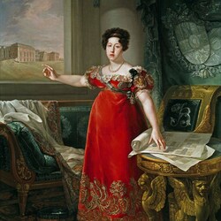 Пазл: Мария Исабель де Браганса, королева Испании
