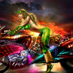 Пазл: Гонщица