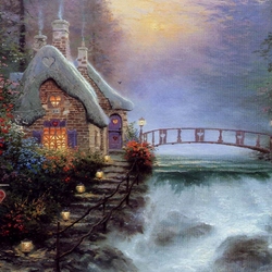 Пазл: Дом у речки