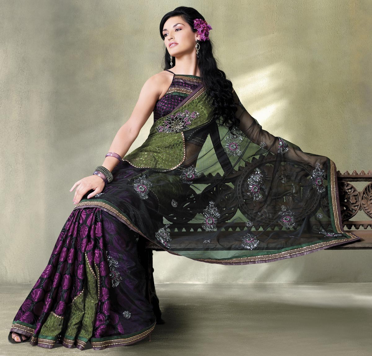 Индийские платья и сари