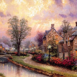 Пазл: Фонари уже зажглись