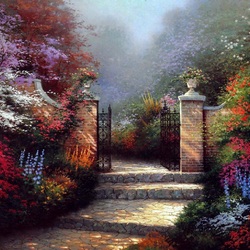 Пазл: Цветочный сад