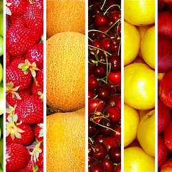 Пазл: Фруктово-ягодный коллаж