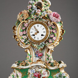 Пазл: Часы в фарфоре