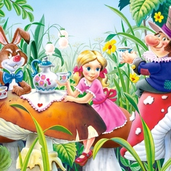 Пазл: Алиса в стране чудес