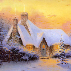 Пазл: Рождественский дом