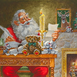 Пазл: Почта Санта Клауса 