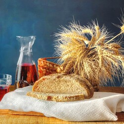 Пазл: Хлеб и вино
