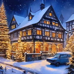 Пазл: Новогодние огни