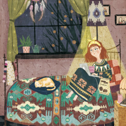 Пазл: У вечернего окна 