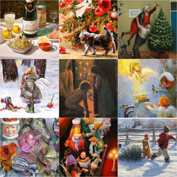 Пазл: Новогодний коллаж
