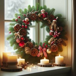 Пазл: Украшение окна