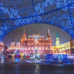Пазл: Новогодняя Москва