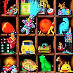 Пазл: Шкафчик с игрушками