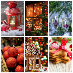 Пазл: Новогодний коллаж
