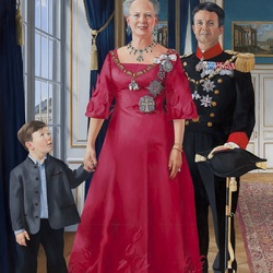 Пазл: Королева Дании с наследниками