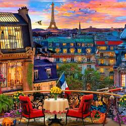 Пазл: Парижские крыши