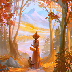 Пазл: Осенняя прогулка