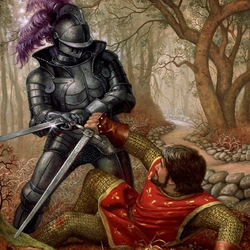 Пазл: Битва рыцарей