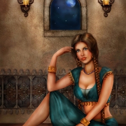 Пазл: The genie Chandra / Джинн Чандра