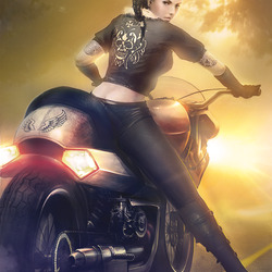 Пазл: Гонщица