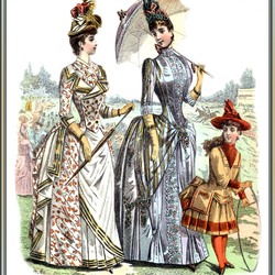 Пазл: Викторианская мода