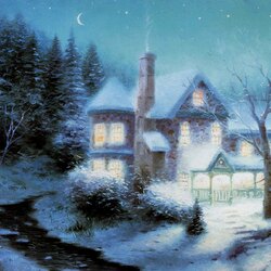 Пазл: Залитый лунным светом