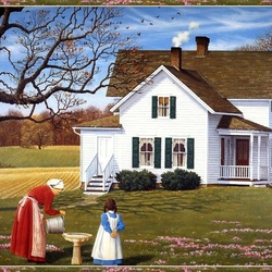 Пазл: Вода для птиц