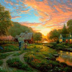 Пазл: После прогулки