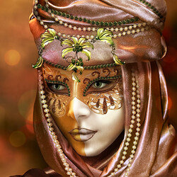 Пазл: Венецианская маска